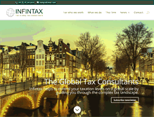 Tablet Screenshot of infintax.com